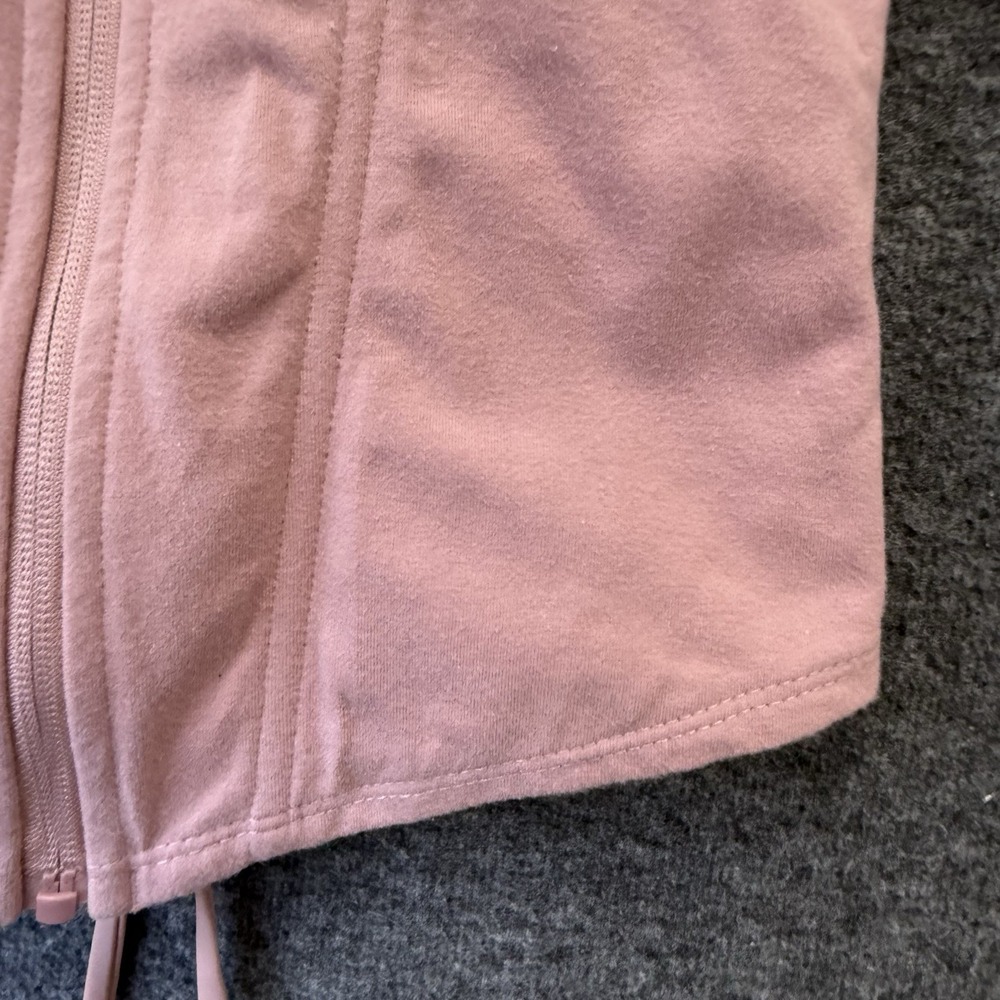 TA3 Short Sleeve Corset Top Slimming Shapewear Full Zip Dusty Rose Pink Size XL - Picture 7 of 16